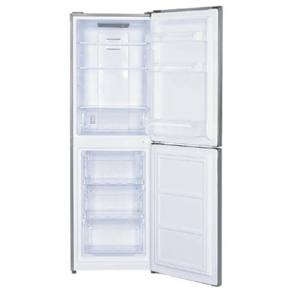 Haier 230L Bottom Mount Fridge Freezer - Silver - Image 3