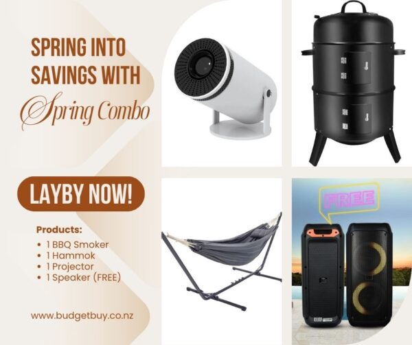 Spring Combo - BBQ Smoker + Hammock + Projector